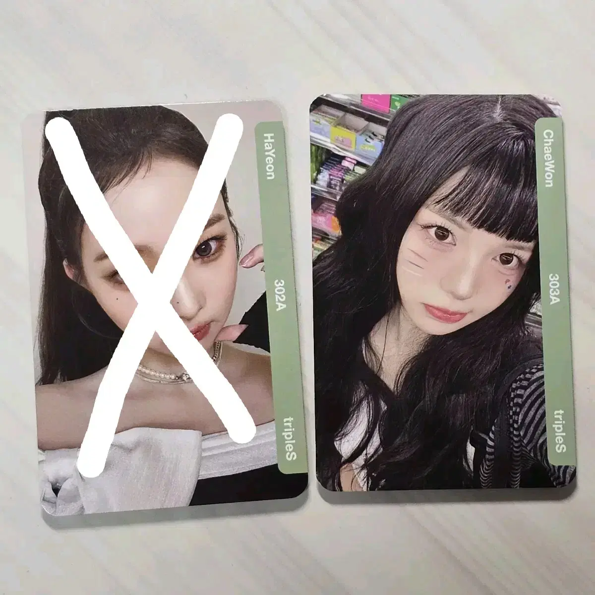 Triples Chaewon Album Object on Bunjang Global Site.