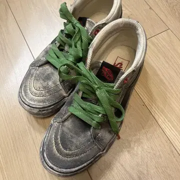 VANS 반스 스케 하이 차카 25.5 데미지 가공