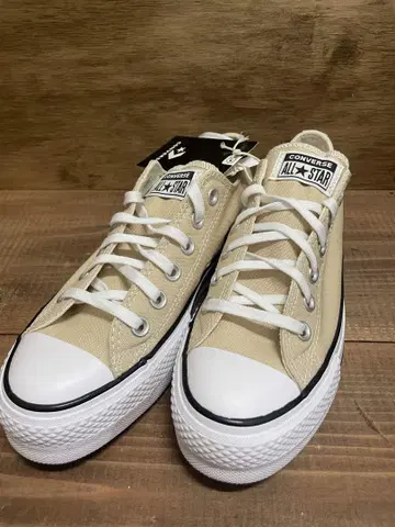 CONVERSE ALL STAR 베이지 스니커즈 새상품