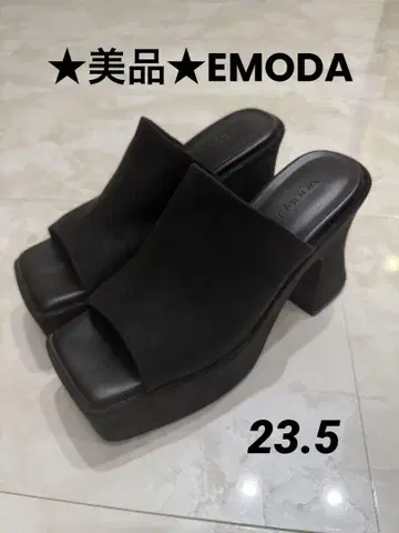 EMODA 새상품급 통굽 샌들 여성용 신발 펌프스