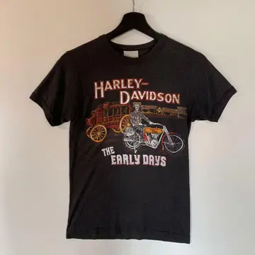 Harley Davidson 티셔츠 빈티지 80's No.1 프린트