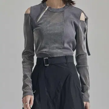 unitedtokyo 시어 벨로아 콤비 핏 풀오버