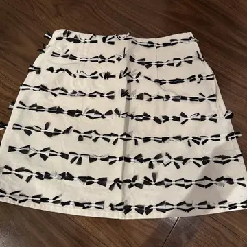 아메리 AMERI 리본 미니 스커트 S 아메리 빈티지