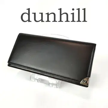 미사용 dunhill 던힐 두겹 장지갑 동전 지갑 없음 가죽 블랙