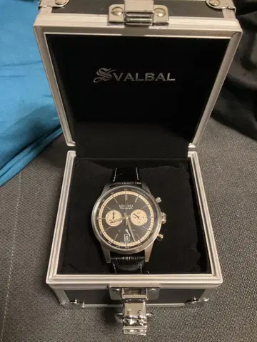 SVALBAL SUNFLAME 크로노그래프 팬더 VK63