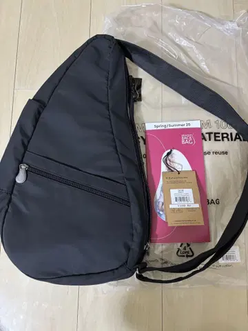 HEALTHY BACK BAG 블랙 극세사 S 사이즈