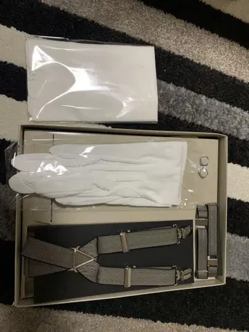 그레이 서스펜더 장갑 클립 포함