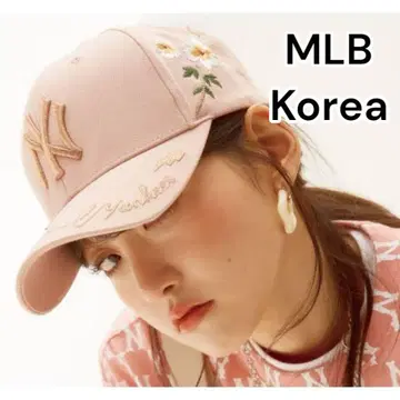 한국 MLB 캡 핑크 뉴욕 양키스 히라노 쇼