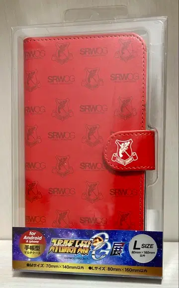 슈퍼로봇대전 OG 전 한정판 수첩형 스마트폰 케이스 L 사이즈