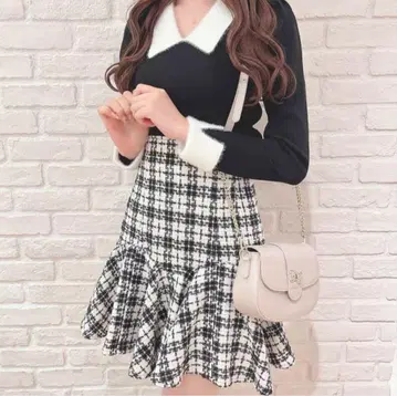 AnMILLE 스카라 절개 스커트