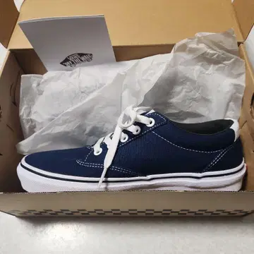 VANS OFF THE WALL 네이비 스니커즈