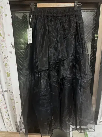 HARE 블랙 롱 스커트 F 사이즈