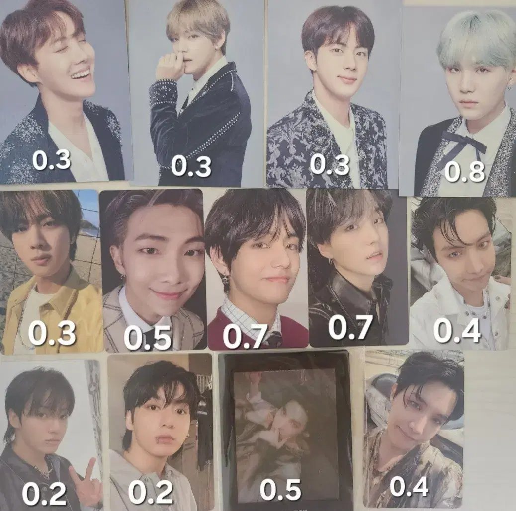 bts 방탄소년단 더 파이널 맵더솔 포토카드
