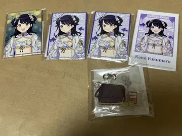 후쿠마루 코이토 세트 캔뱃지 프로마이드 아크릴 미니 참 아이돌 마스터