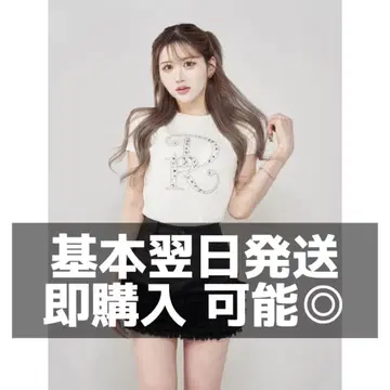Darich 다리치 DR 비쥬 리브 니트 탑 화이트