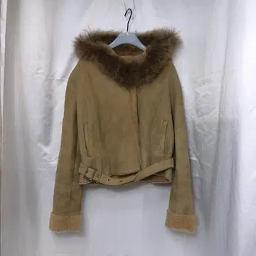 PEAU D'ANE 가죽 자켓 베이지 6805