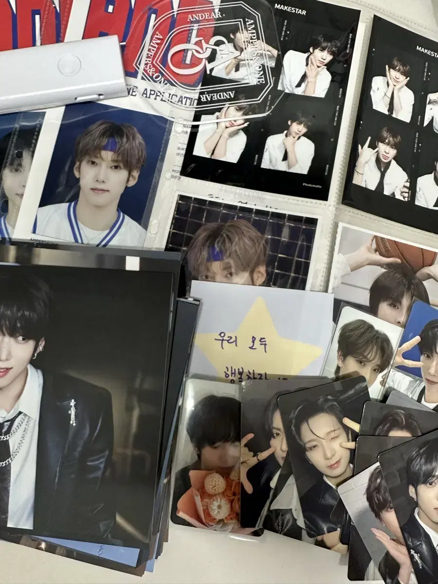 Ampersand One poca photocard autographed membership postcard offline fansign pre-order benefit lightstick broadcast