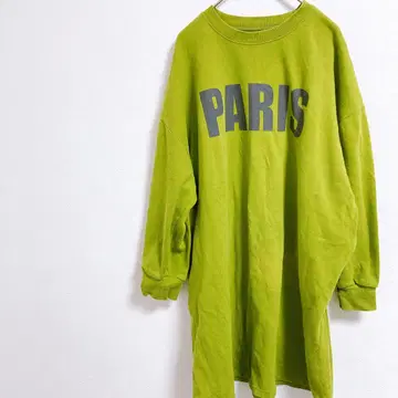 PARIS 프린트 오버 사이즈 트레이닝복 프리 사이즈
