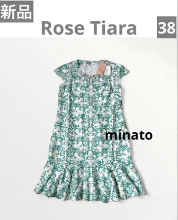 택 포함 새상품 Rose Tiara 로즈 티아라 비쥬 원피스 38