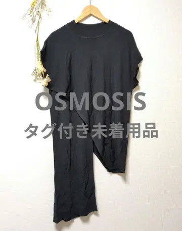 OSMOSIS 오즈모시스 비대칭 상의 니트 세련된