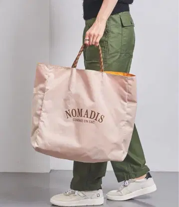 세일 새상품 NOMADIS 노마디스 SAC 리버서블 토트백 핑크 L