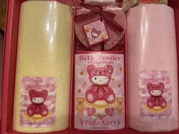 2002년 헬로키티 베어키티 비누 기프트 레트로 레어 키티