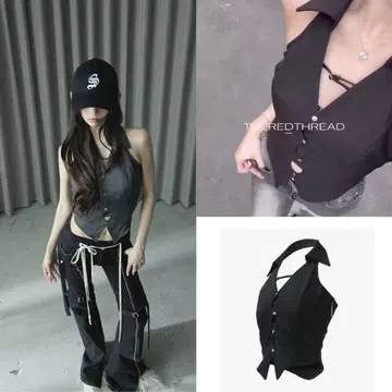 더 레드 스레드 S 커팅 할터 셔츠 ATM 결제 불가
