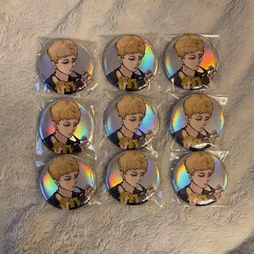 하이큐 점프 GIGA 캔뱃지 츠키시마 케이 9개 세트