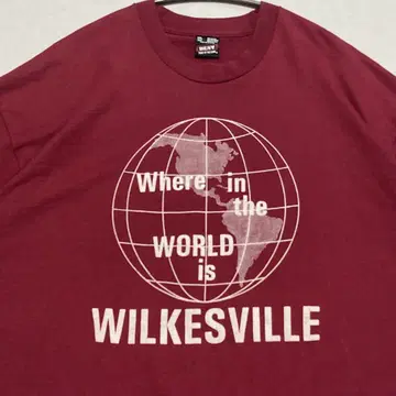90s SCREEN STARS WILKESVILLE 프린트 티셔츠