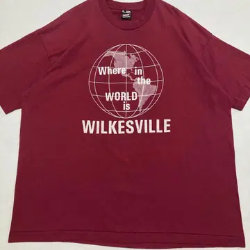 90s SCREEN STARS WILKESVILLE 프린트 티셔츠