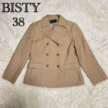 비스티 테일러드 자켓 더블 버튼 울 베이지 돌려입기 일본제