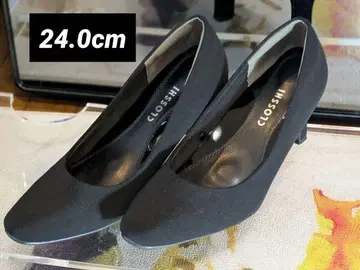 CLOSSI 블랙 스틸레토 펌프스