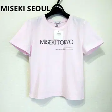 새상품 택 포함 miseki seoul 미세키 서울 티셔츠 핑크
