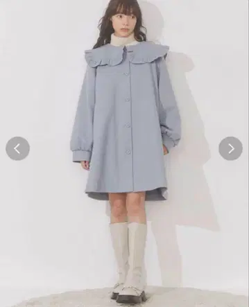 봄/여름 한정 가격 메리 제니 A 라인 세일러 코트