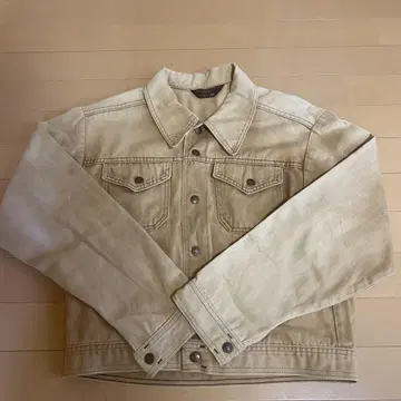JCPenney 베이지 트래커 자켓 데님 자켓