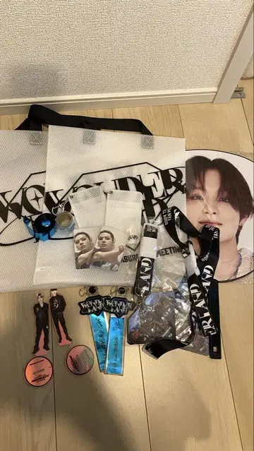 treasure 보물 굿즈 세트 펜미 부채 아크릴 스탠드
