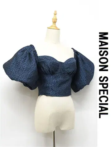 K425/MAISON SPECIAL 뷔스티에 오프숄더 퍼프 슬리브