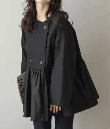 일본제 페플럼 트렌치코트