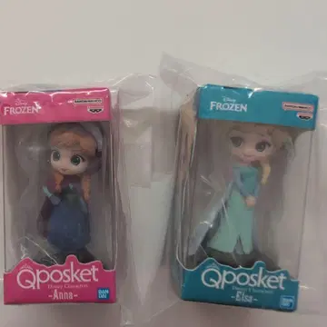 Qposket 미니어처 컬렉션 안나와 엘사