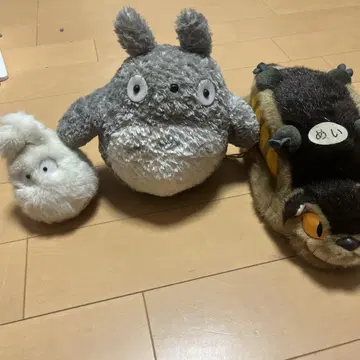 토토로 봉제 인형 중형 그레이