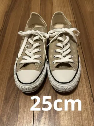 ALL STAR 베이지 로우 컷 스니커즈