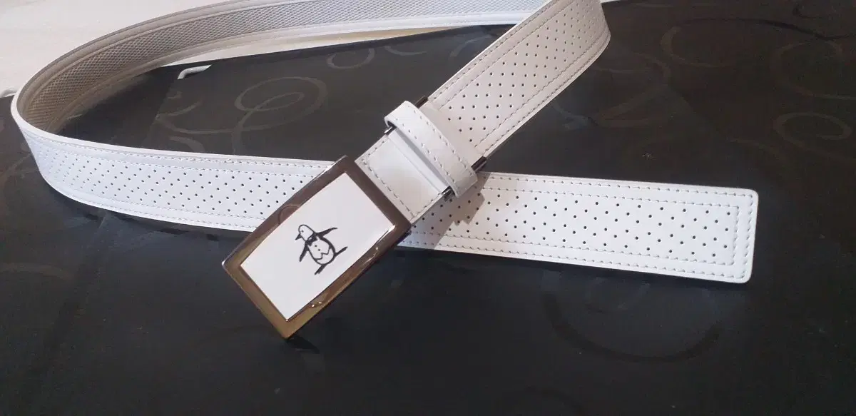 Authentic Munsingwear Golf Leather Automatic Belt (New) Unisex, Original Price ₩178,000