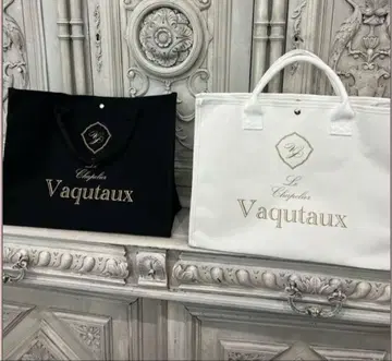 Vaqutaux Voyage 오리지널 로고 쇼핑백 토트 2개 세트