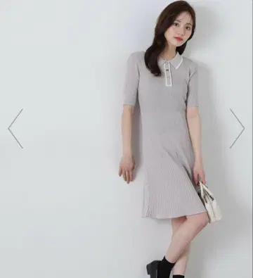 PROPORTION BODY DRESSING 반팔 폴로 원피스