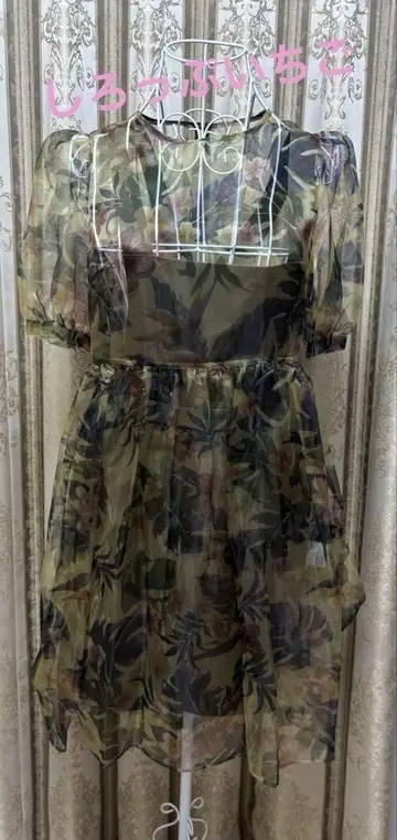 새상품 로이스크레용 VINTAGERESORT 원피스 보타니컬 M