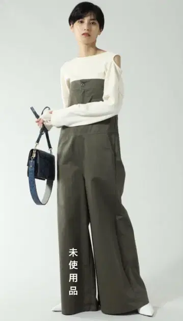 미사용품 ROSE BUD 베어 절개 올인원
