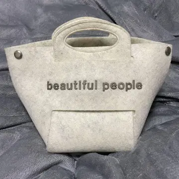 beautiful people 리사이클드 펠트 어셈블 백