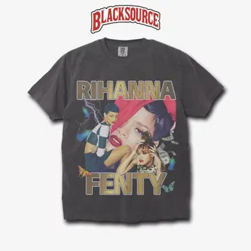 RIHANNA BOOTLEG RAP TEE 아티스트 티셔츠