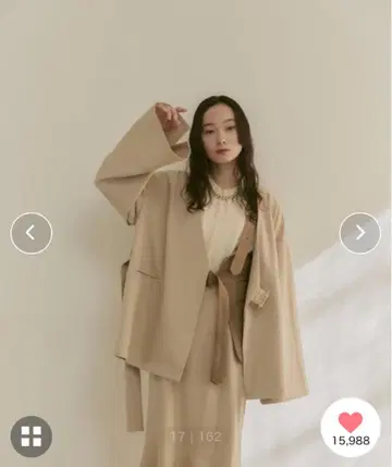 moi tytto 소매 버튼 벨트 자켓