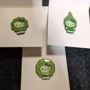 Algae 키티 엑스포 일본관 한정 핀 배지 세트